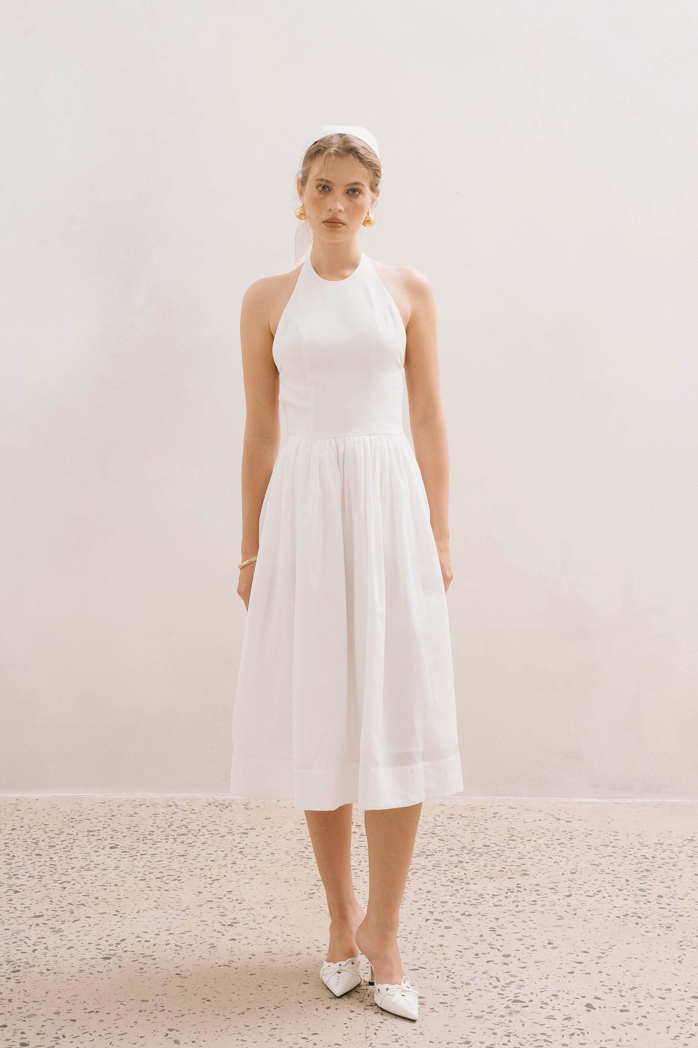 ORSA MIDIDRESS - WHITE