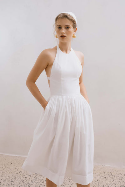 ORSA MIDIDRESS - WHITE