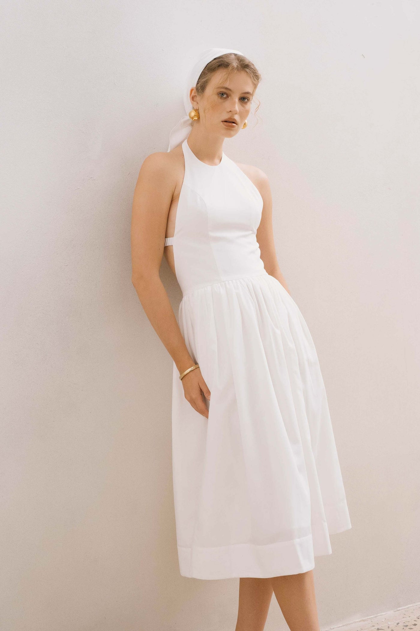 ORSA MIDIDRESS - WHITE