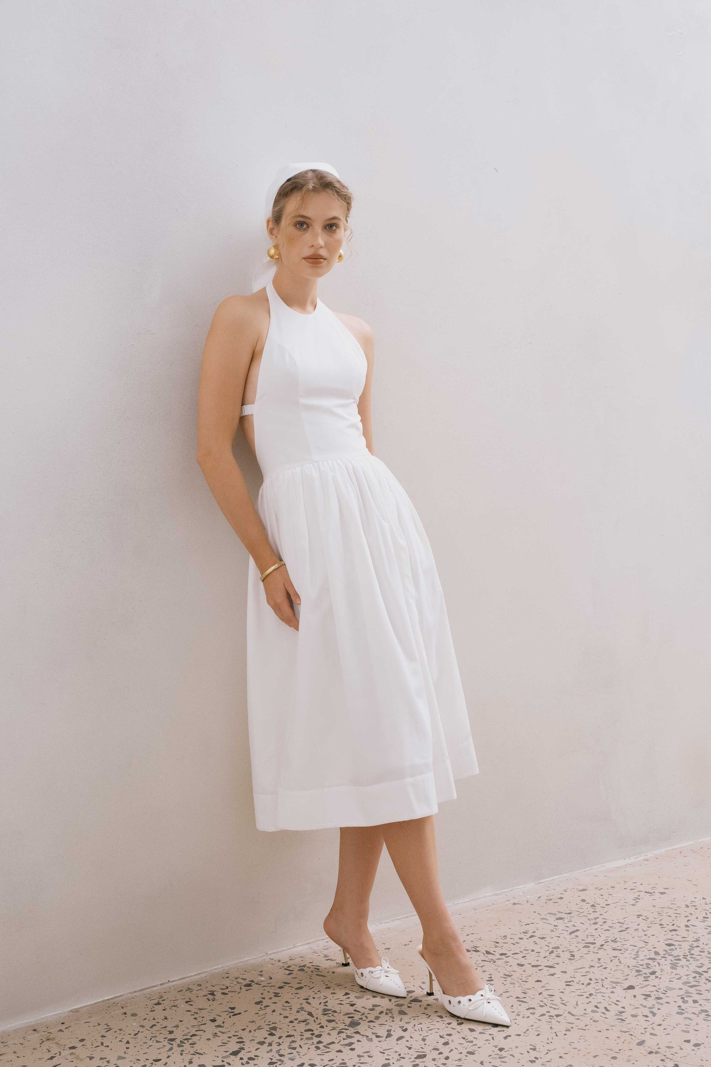 ORSA MIDIDRESS - WHITE