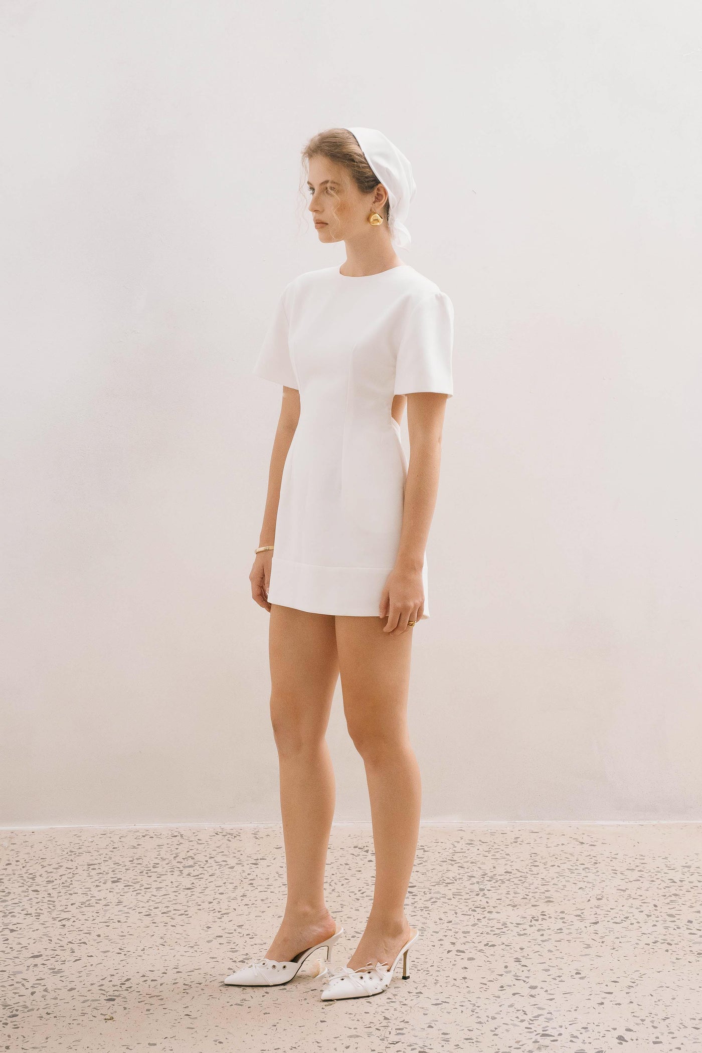 PAMINA MINIDRESS - WHITE