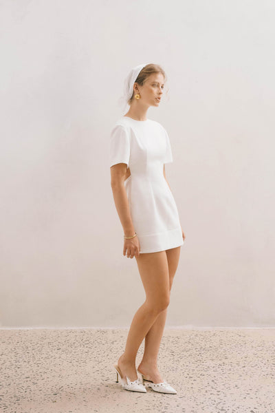 PAMINA MINIDRESS - WHITE