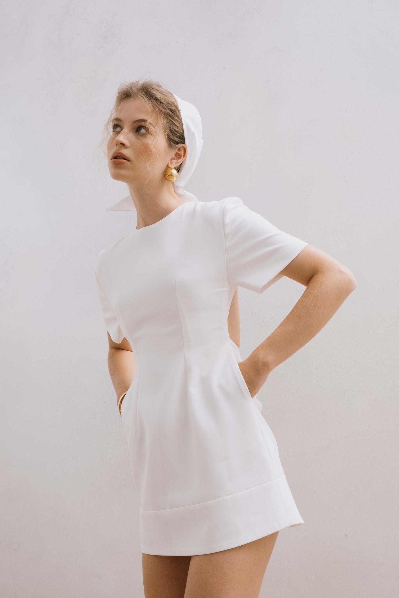 PAMINA MINIDRESS - WHITE