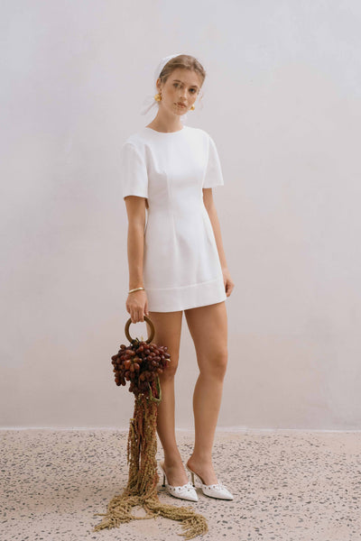 PAMINA MINIDRESS - WHITE